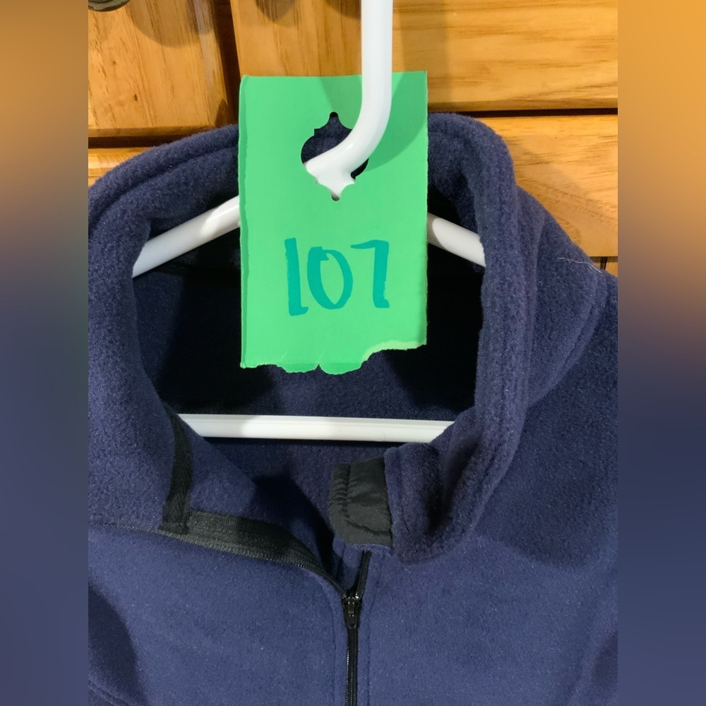 Port Authority Navy Blue Fleece Vest - Picture 4 of 4